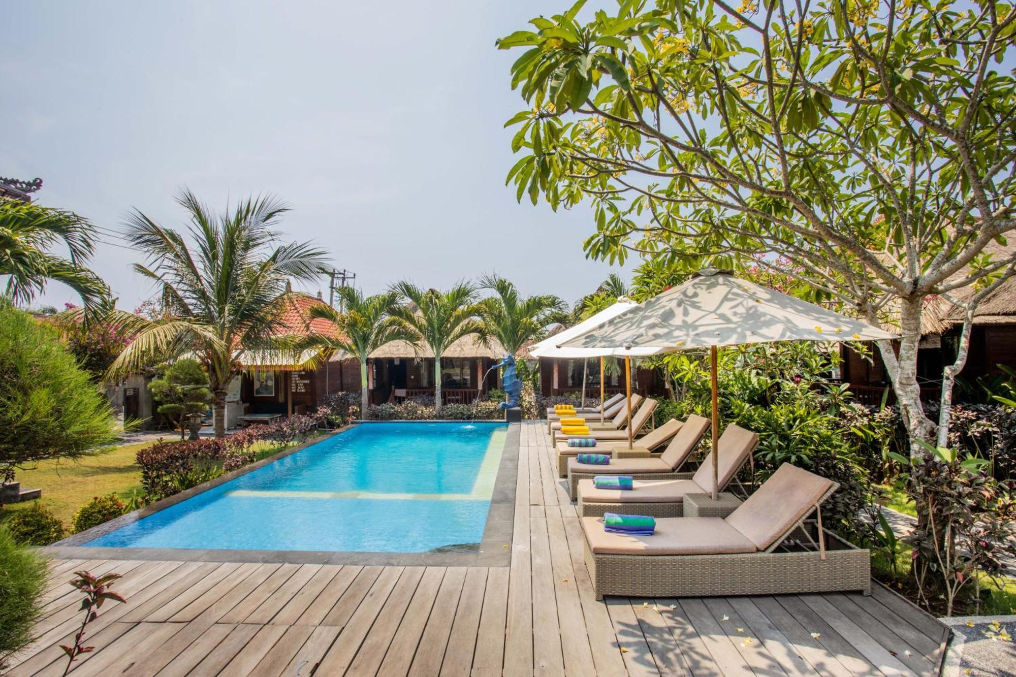 Koji Garden Huts Hotel Lembongan Kültér fotó